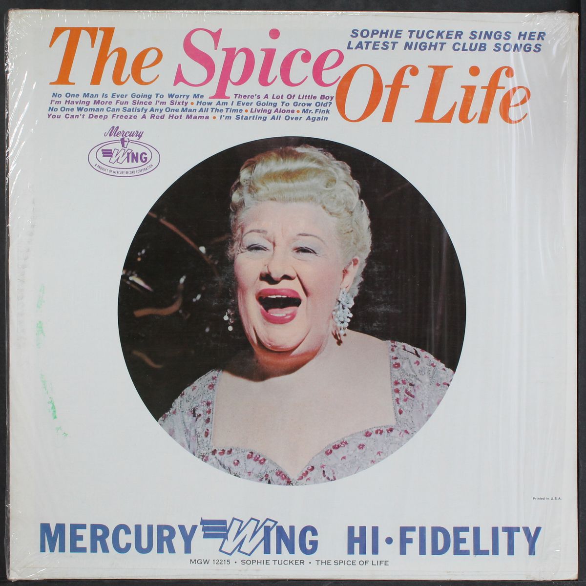 the spice of life by SOPHIE TUCKER