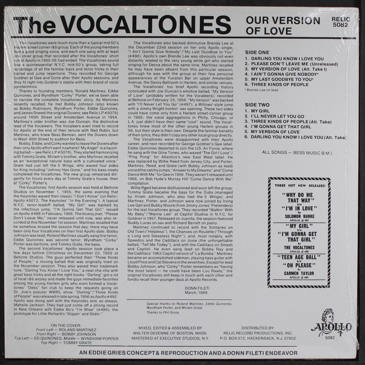 our version of love by VOCALTONES