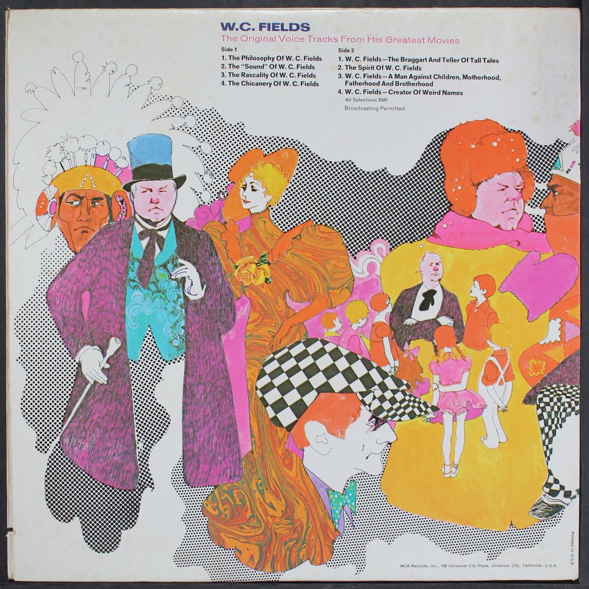 the original voice tracks from his greatest movies by W.C. FIELDS