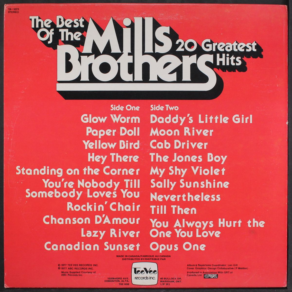 the best of the mills brothers-20 greatest hits by MILLS BROTHERS