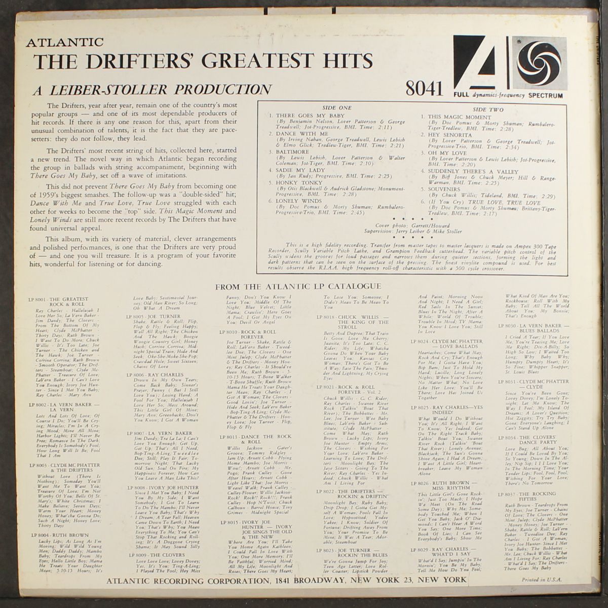 greatest hits by DRIFTERS