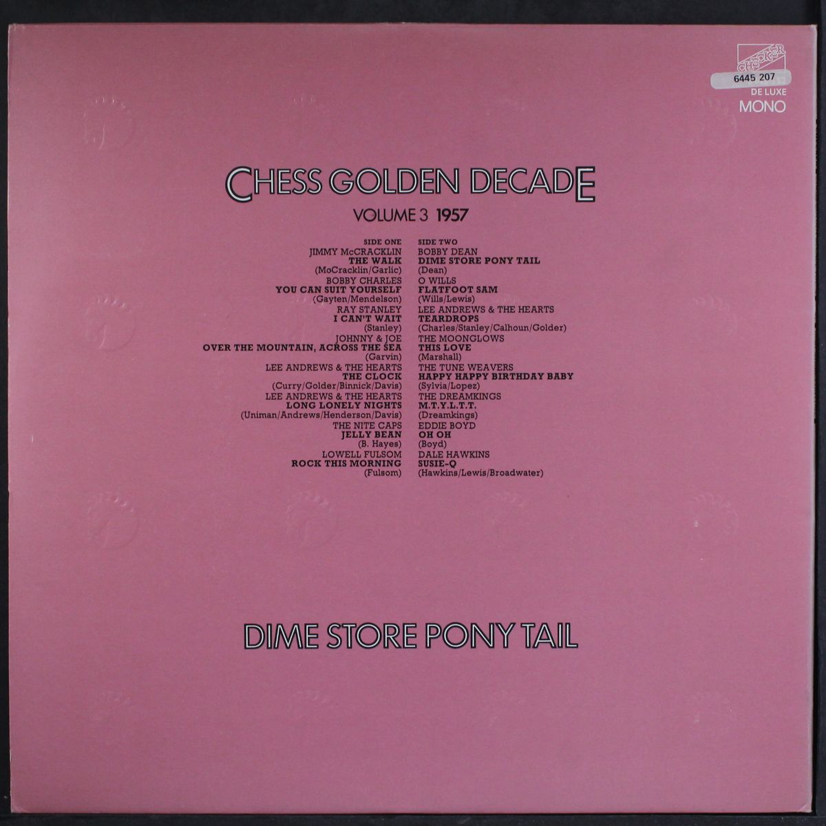 chess golden decade vol. 3, dime store ponytail by VARIOUS