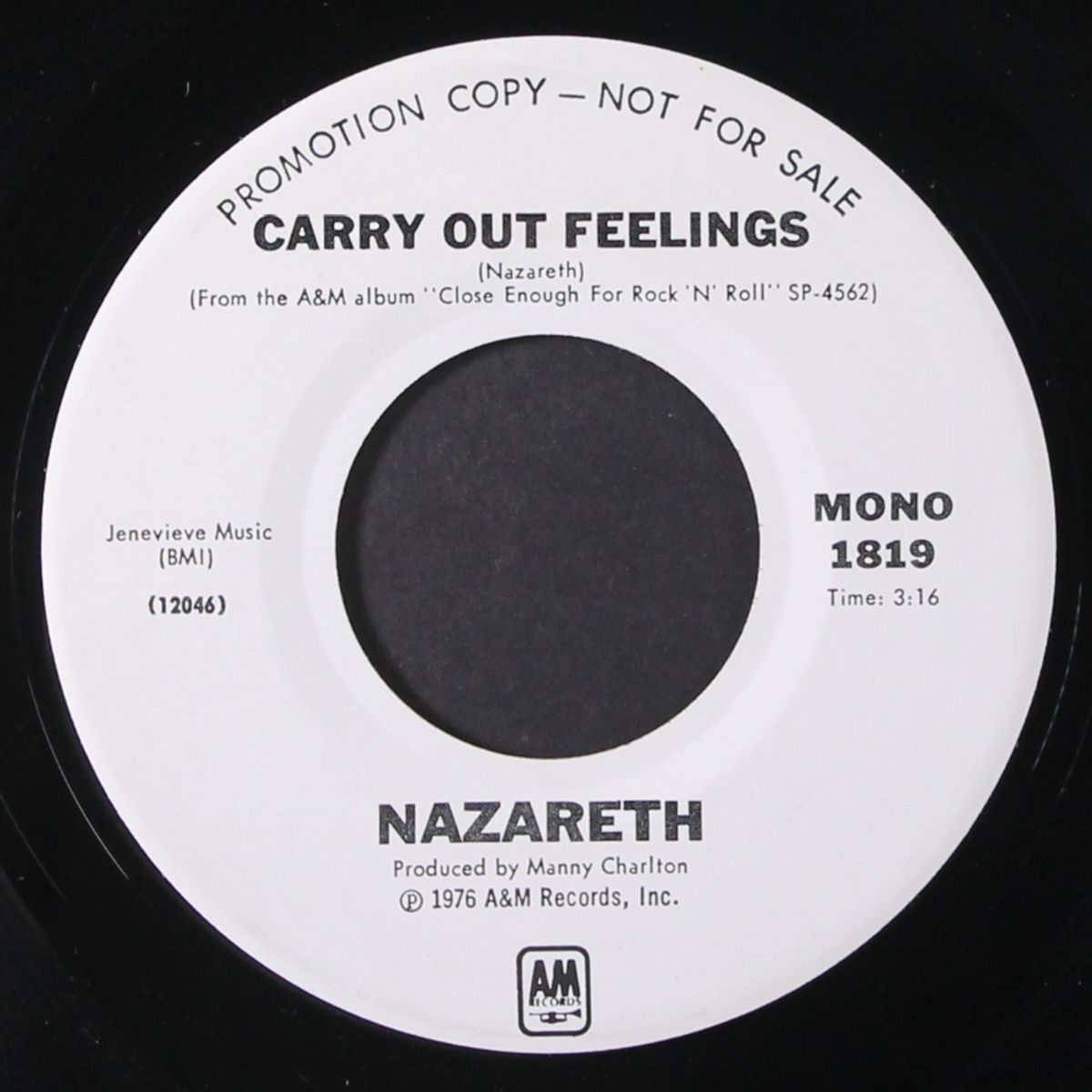 carry out feelings / mono by NAZARETH