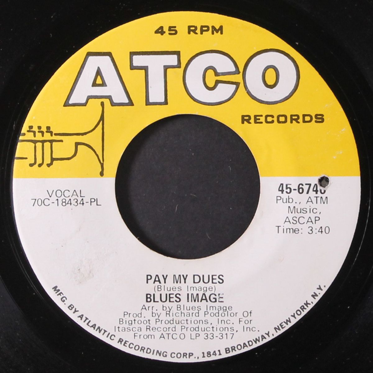 ride captain ride / pay my dues by BLUES IMAGE