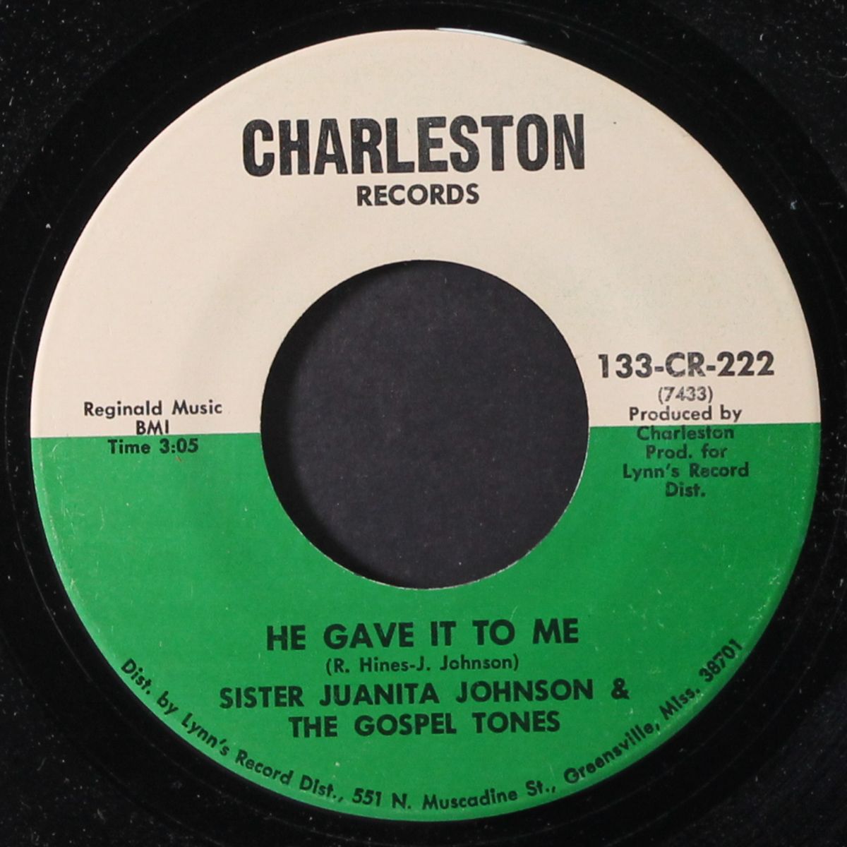 he gave it to me / there is a god somewhere by SISTER JUANITA JOHNSON & GOSPEL TONES
