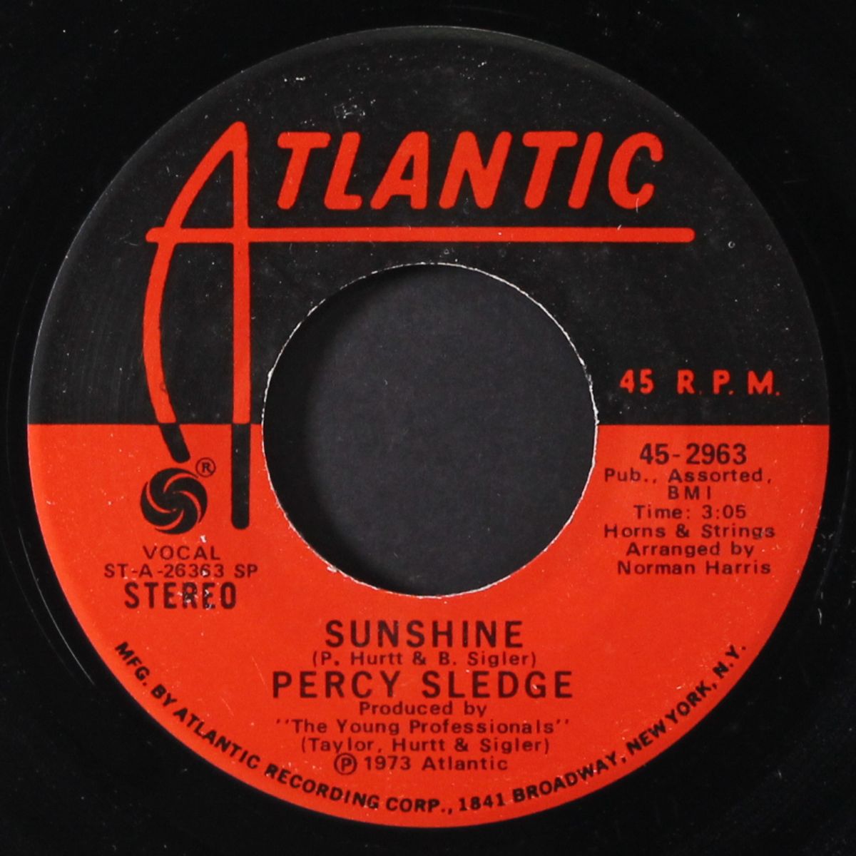 sunshine / unchanging love by PERCY SLEDGE