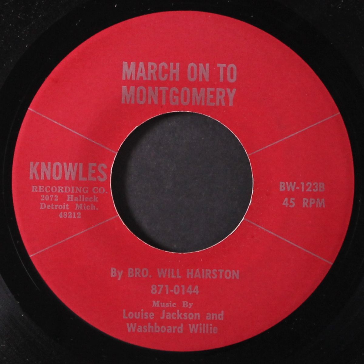 march on to montgomery by BROTHER WILL HAIRSTON