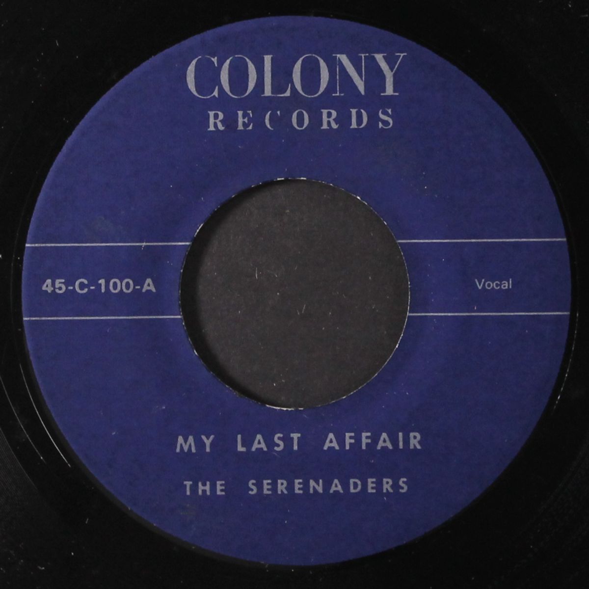 my last affair / i had my moment by SERENADERS