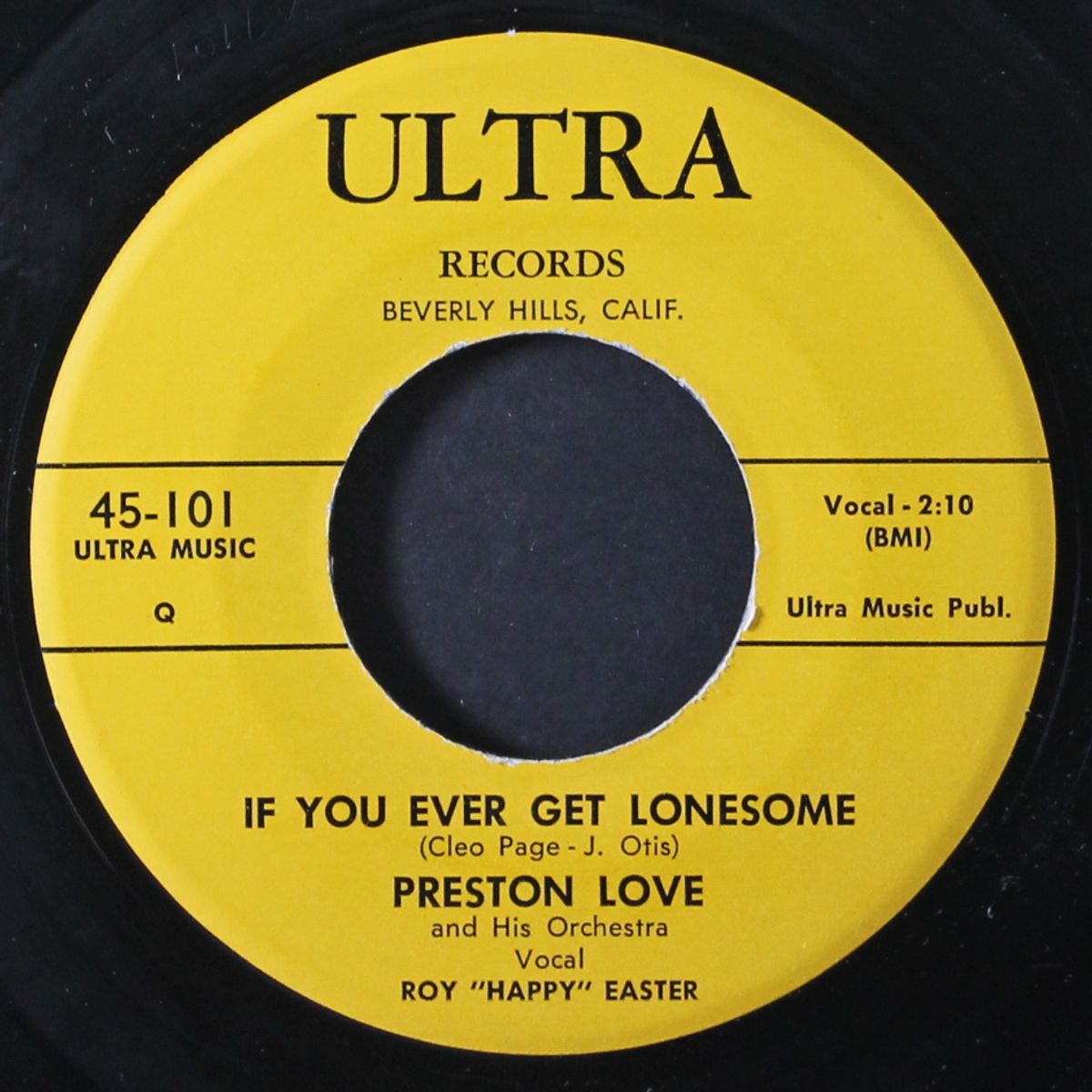 if you ever get lonesome / groove juice by PRESTON LOVE