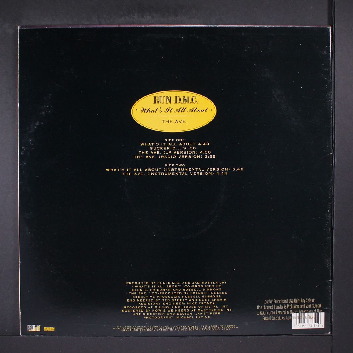 what's it all about / the ave. by RUN-D.M.C.