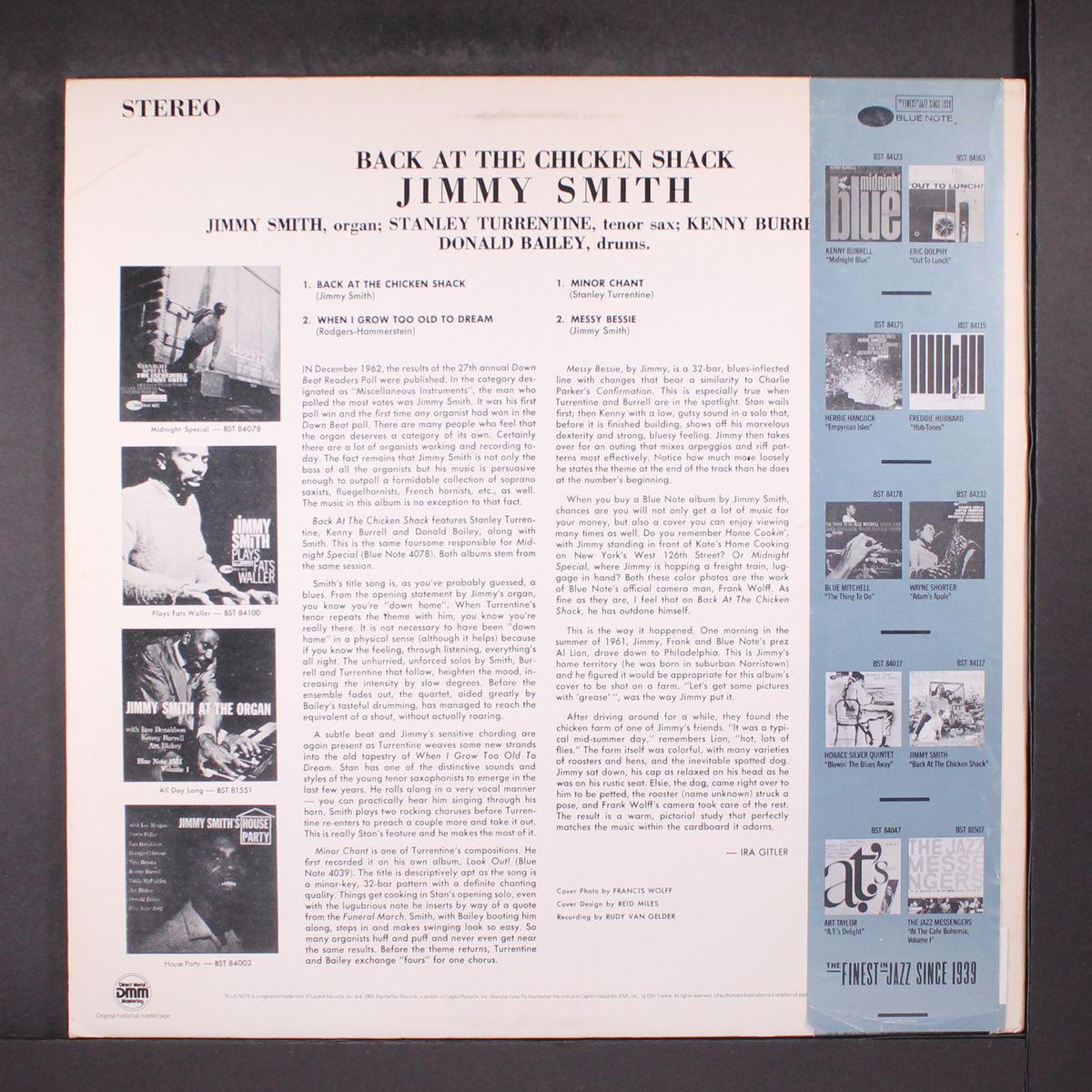 the incredible jimmy smith back at the chicken shack by JIMMY SMITH
