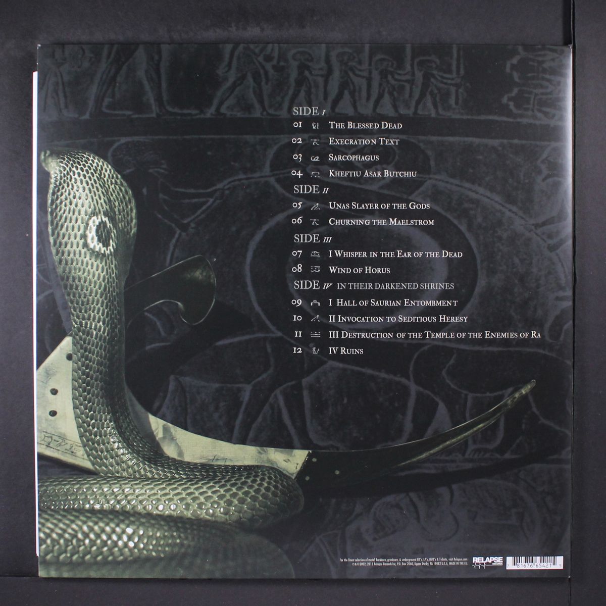in their darkened shrines by NILE