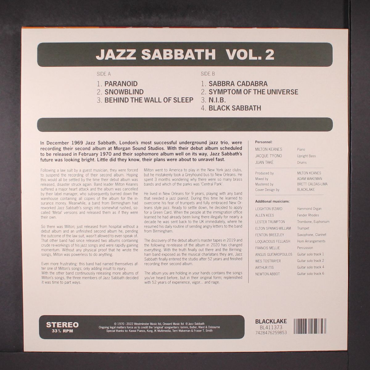 jazz sabbath vol. 2 by JAZZ SABBATH