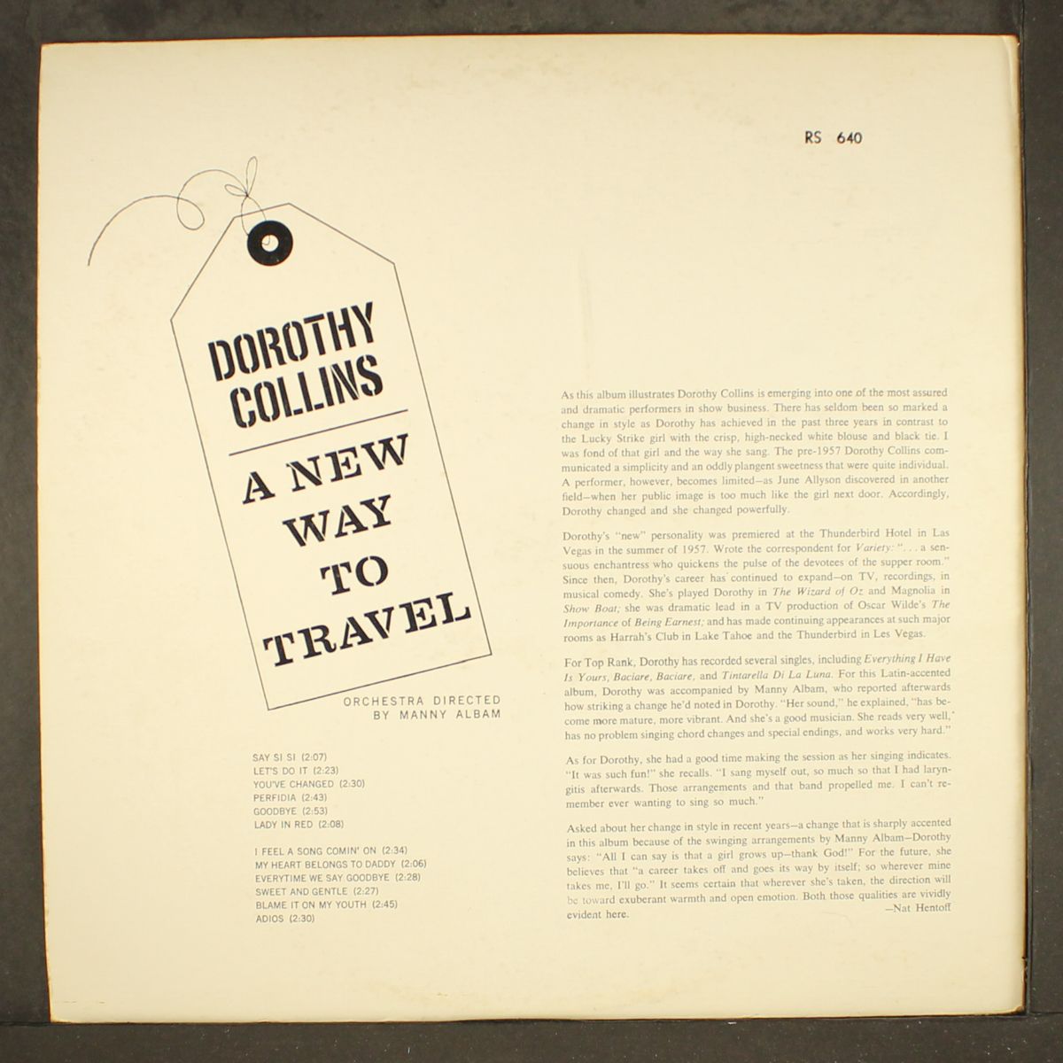a new way to travel by DOROTHY COLLINS
