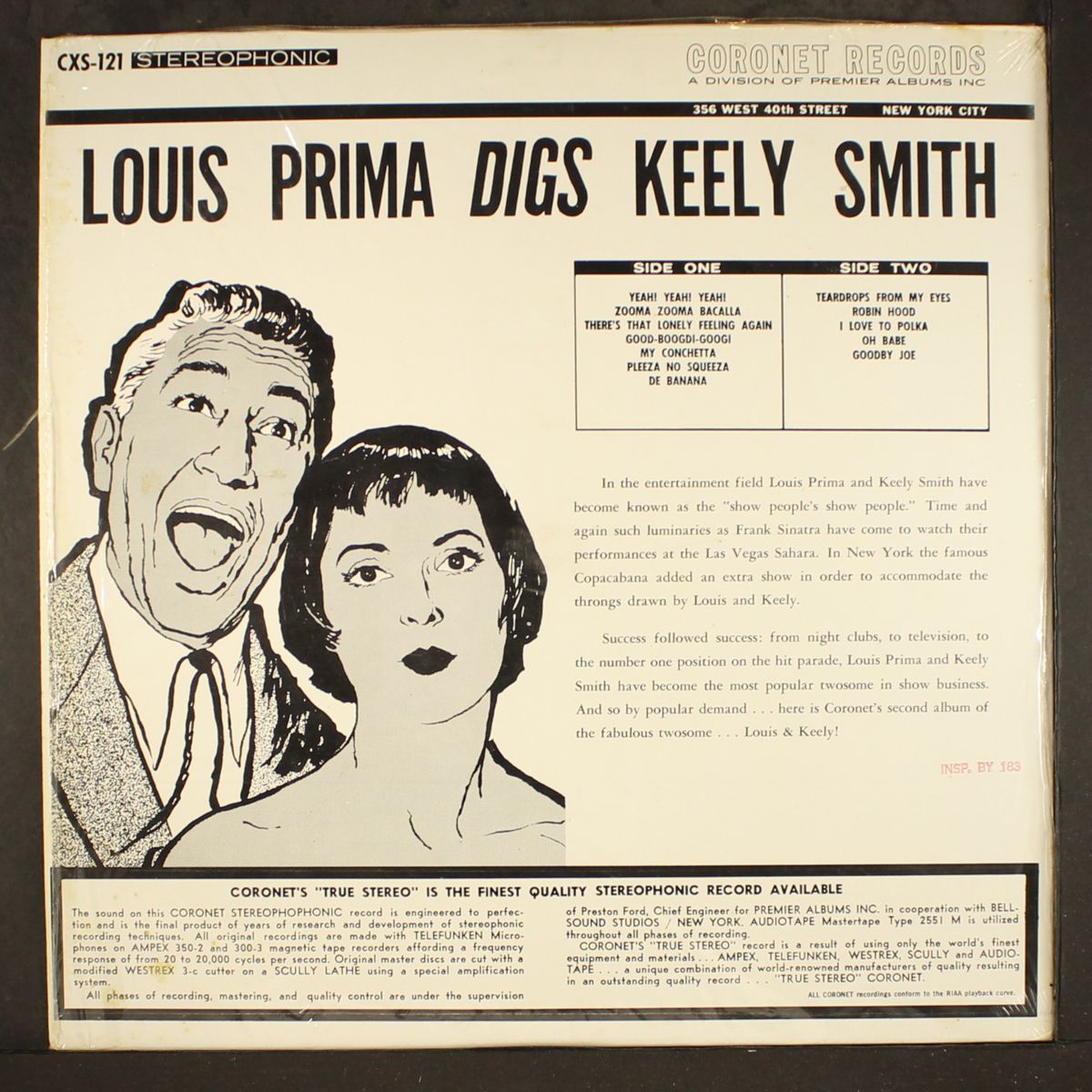 digs keely smith by LOUIS PRIMA