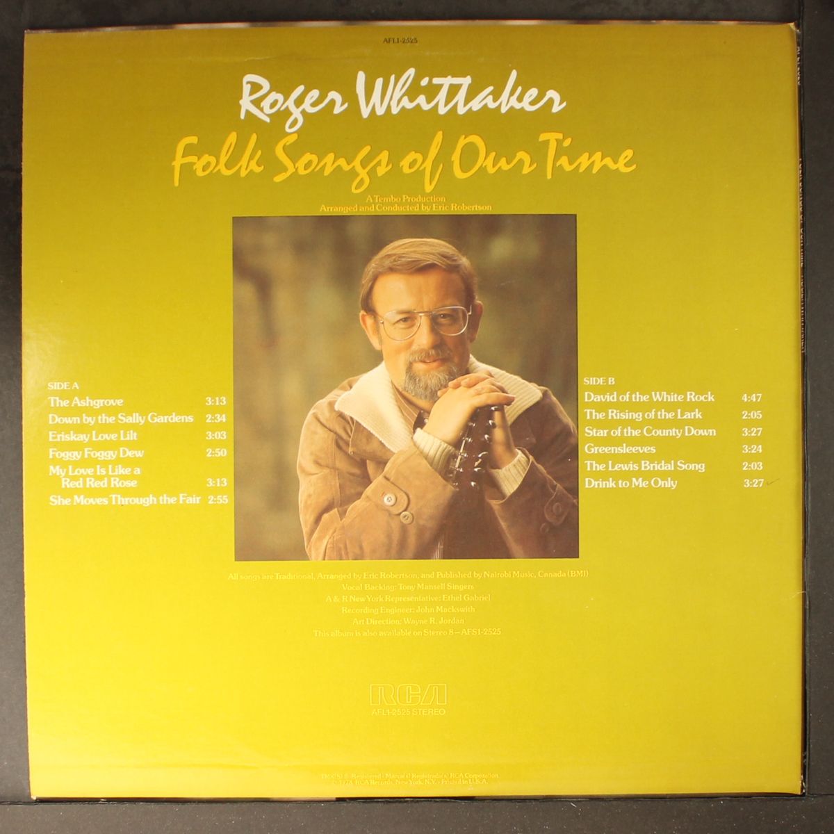 folk songs of our time by ROGER WHITTAKER