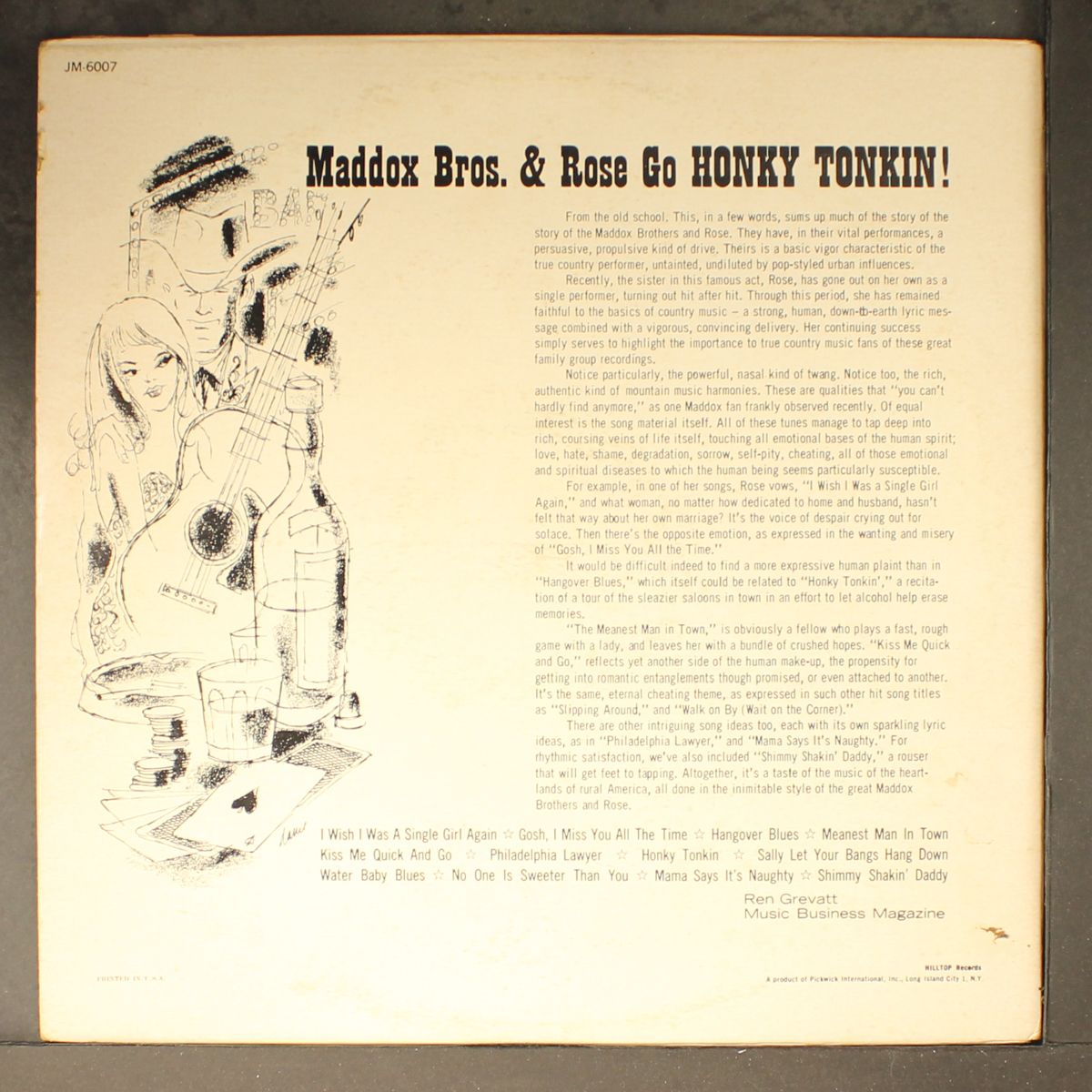 go honky tonkin! by MADDOX BROTHERS & ROSE