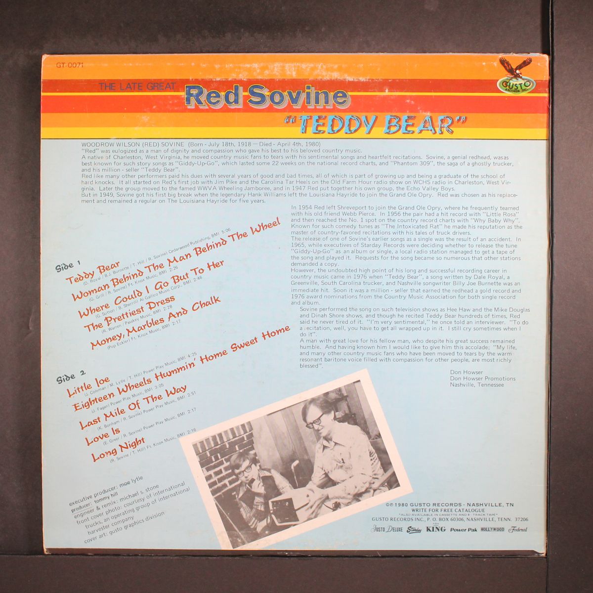 teddy bear by RED SOVINE