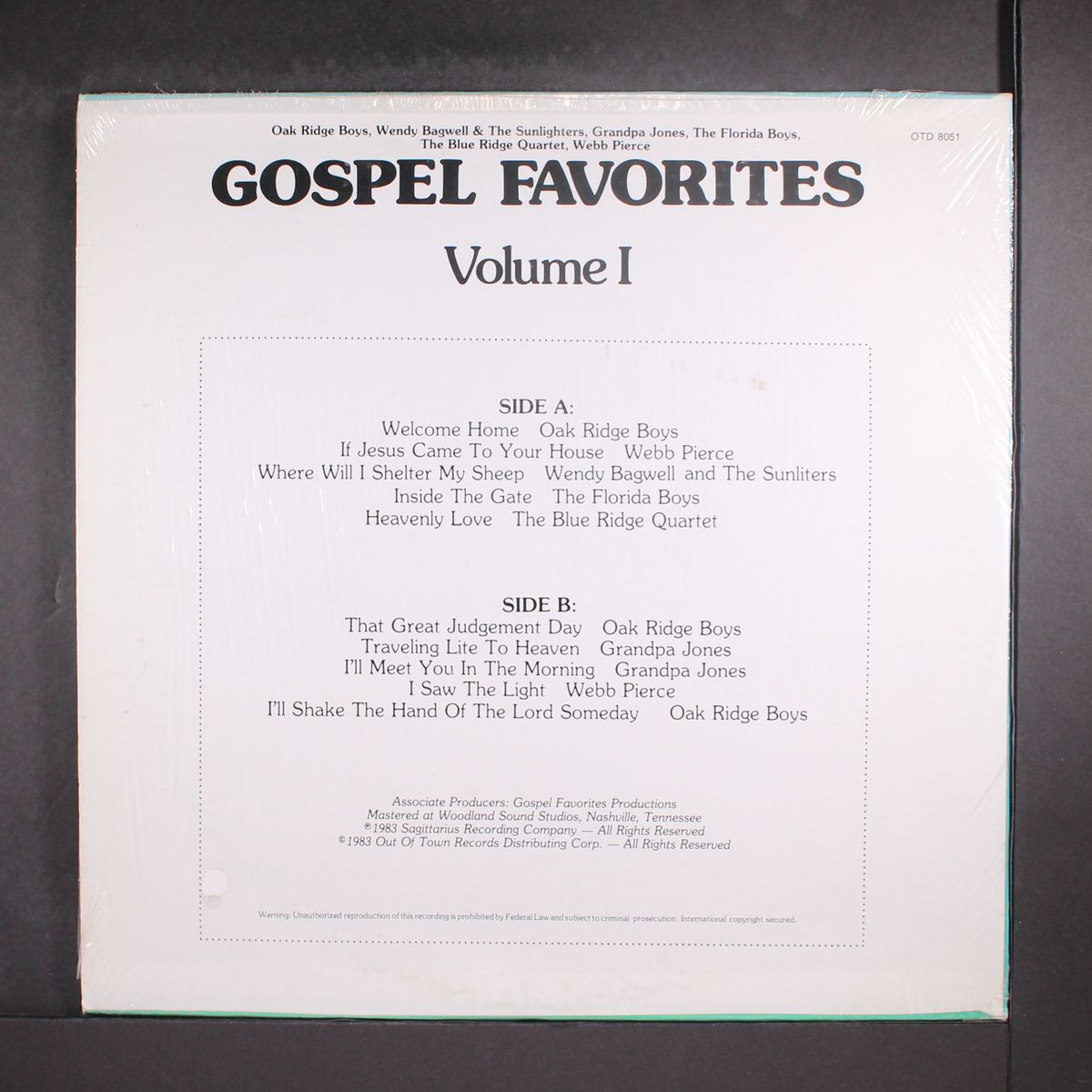 gospel favorites vol. 1 by VAROUS