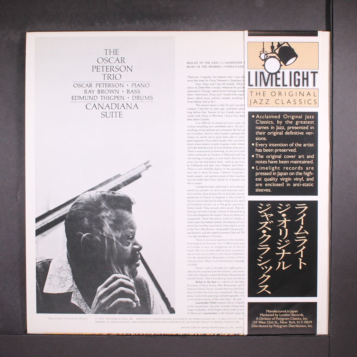 canadiana suite by OSCAR PETERSON