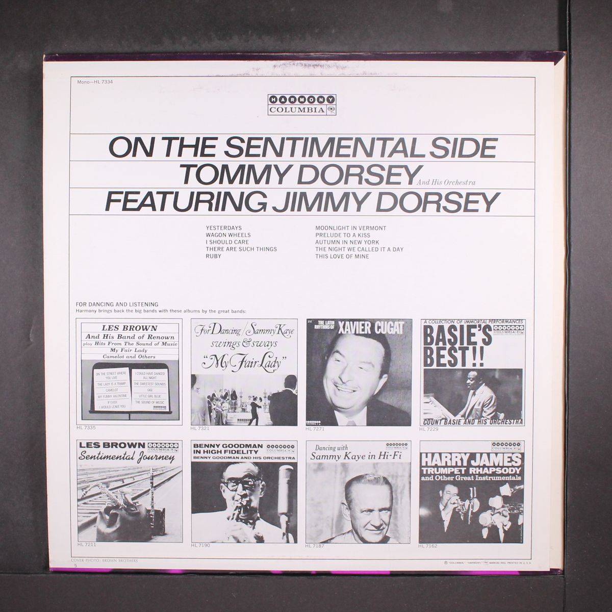 on the sentimental side by TOMMY & JIMMY DORSEY