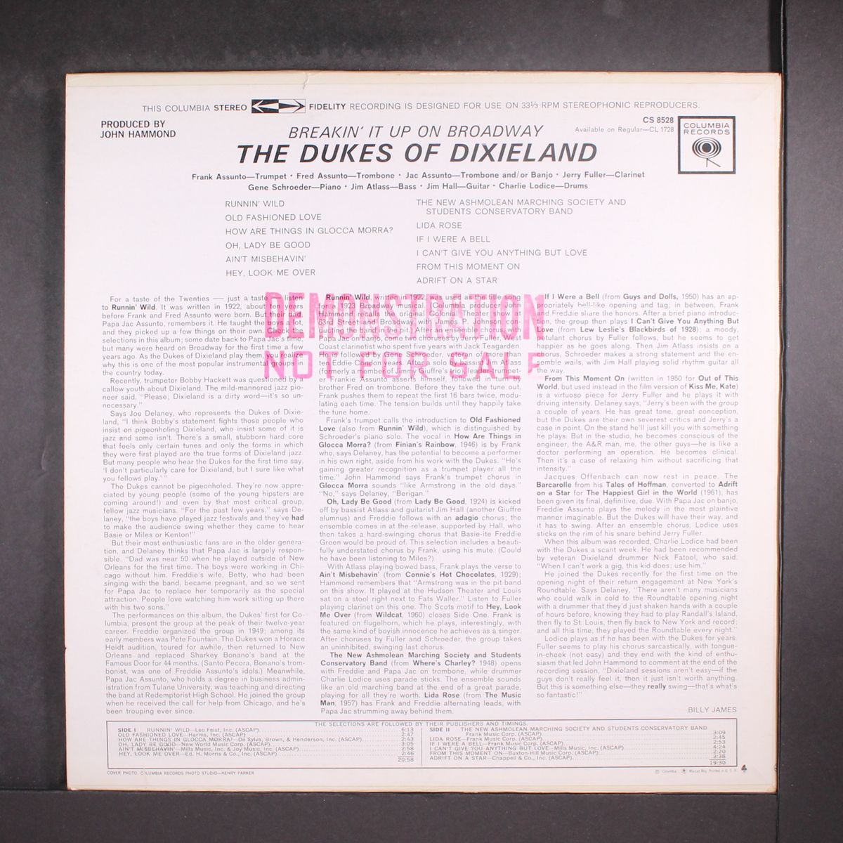 breakin' it up on broadway!! by DUKES OF DIXIELAND