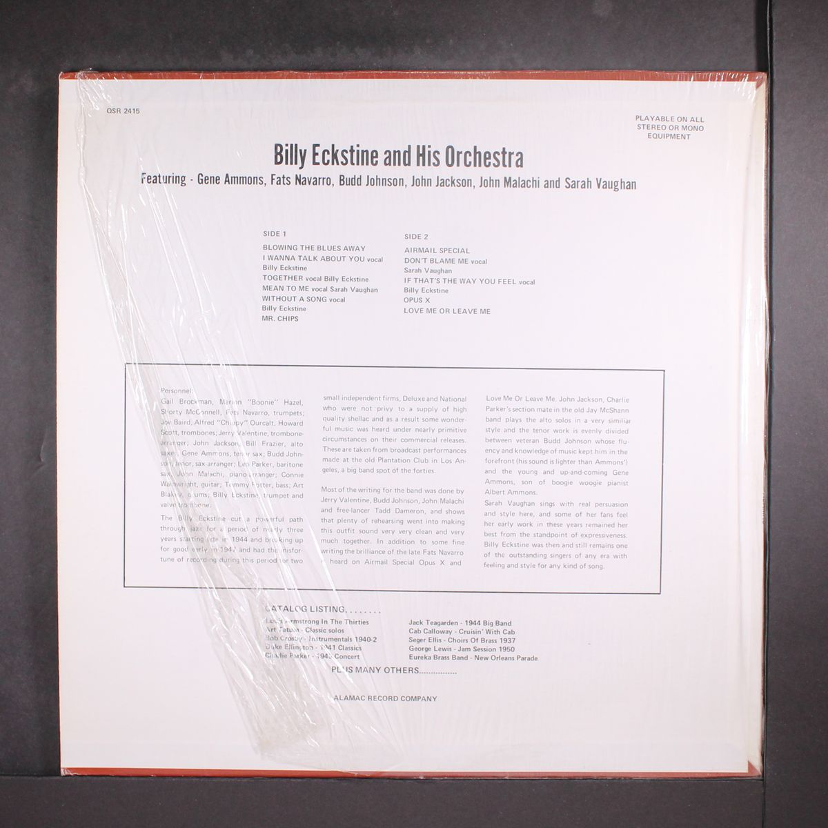 billy eckstine orchestra 1945 by BILLY ECKSTINE