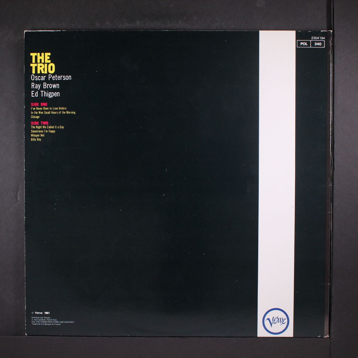 the trio by OSCAR PETERSON