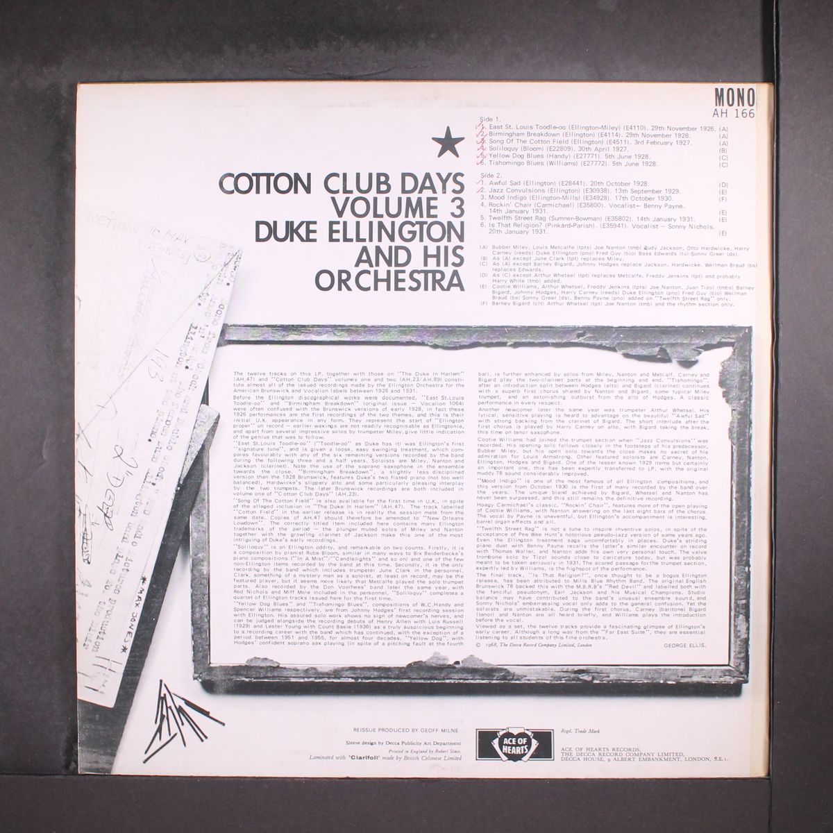 cotton club days vol. 3 by DUKE ELLINGTON