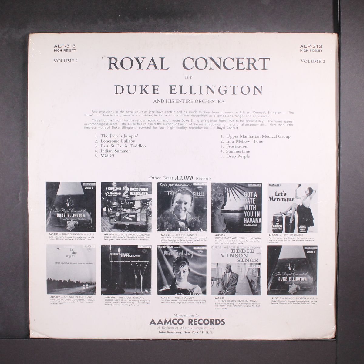 royal concert of vol ii by DUKE ELLINGTON