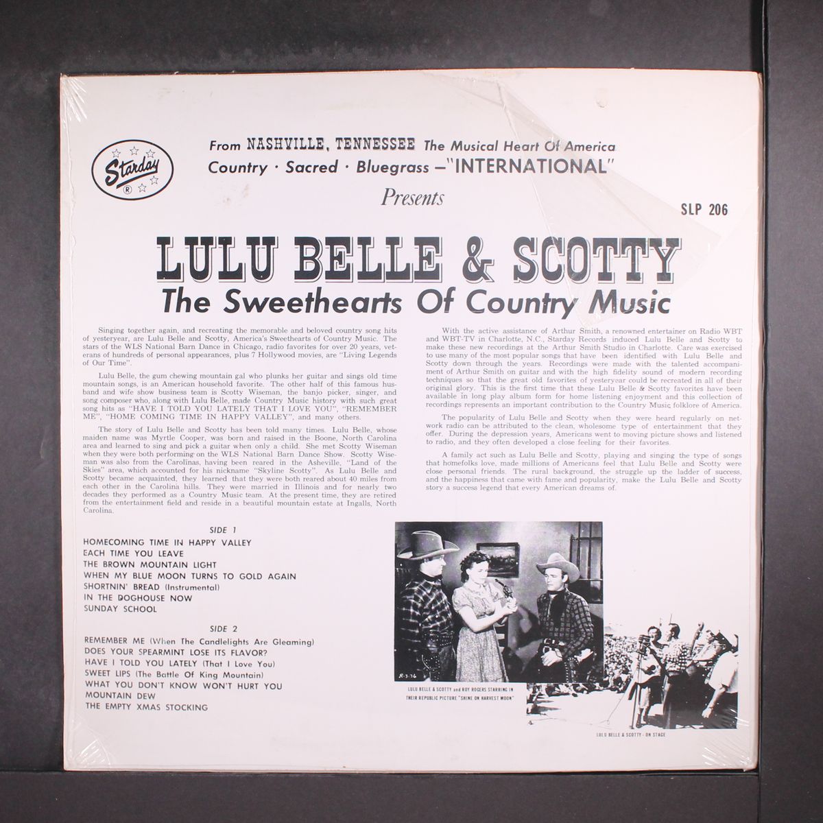 sweethearts of country music by LULU BELLE & SCOTTY