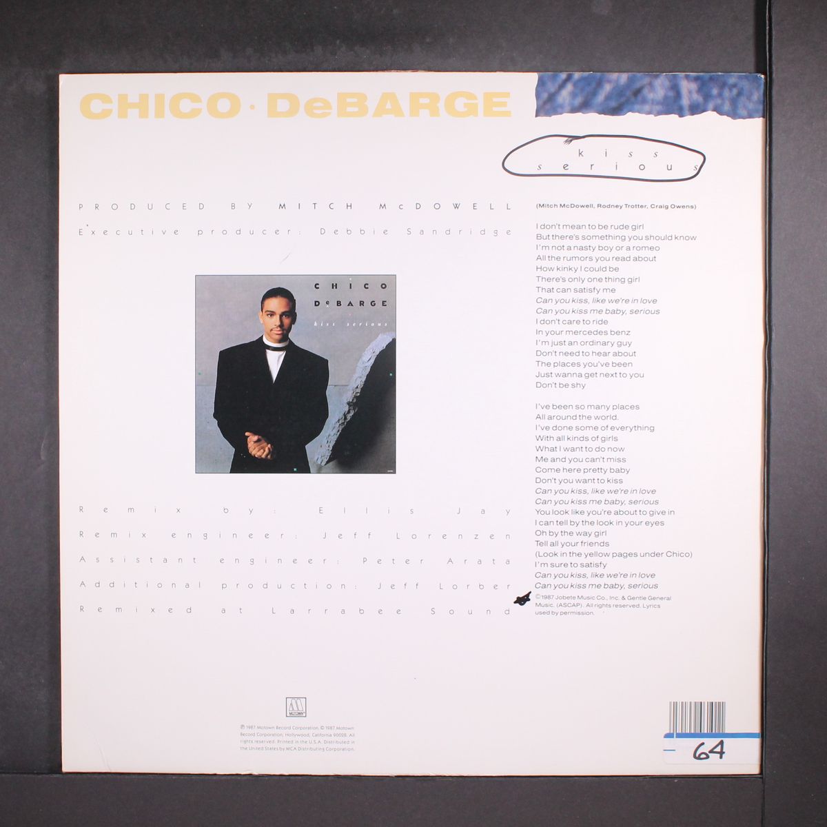 kiss serious by CHICO DEBARGE