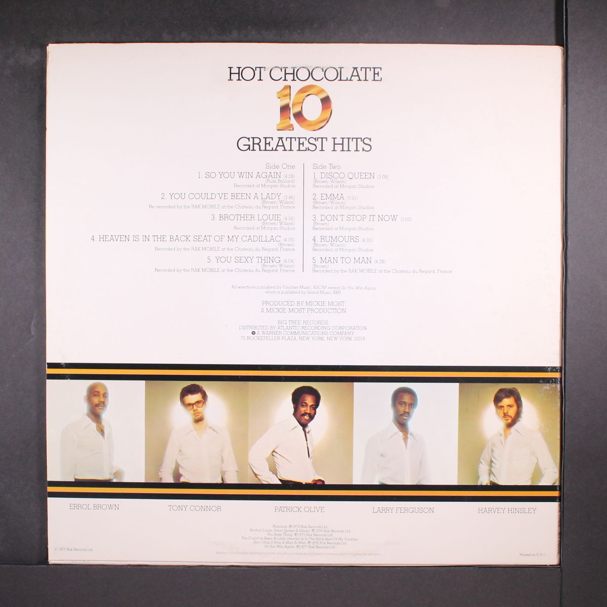 10 greatest hits by HOT CHOCOLATE