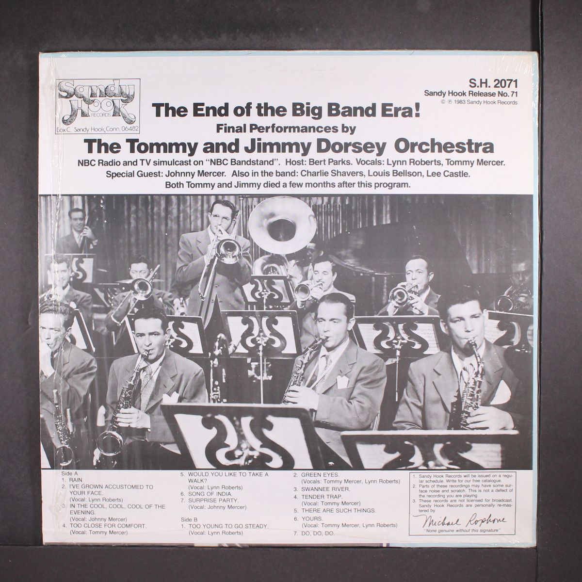 end of the big band era by TOMMY & JIMMY DORSEY