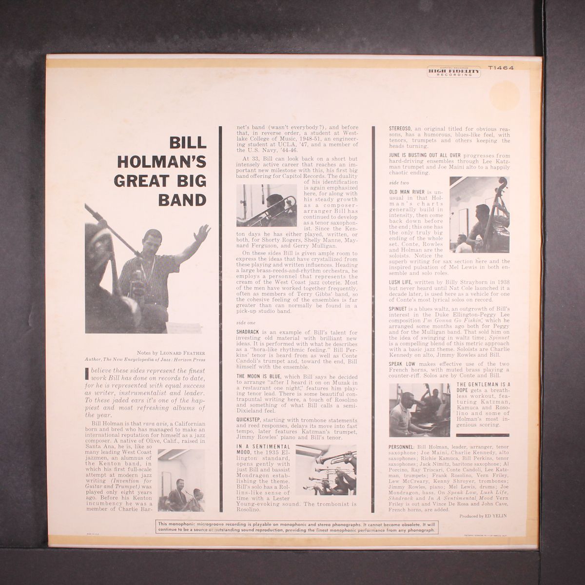 great big band! by BILL HOLMAN