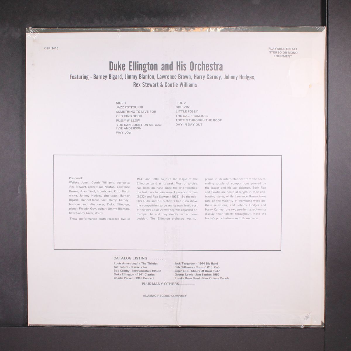 1939-40 by DUKE ELLINGTON