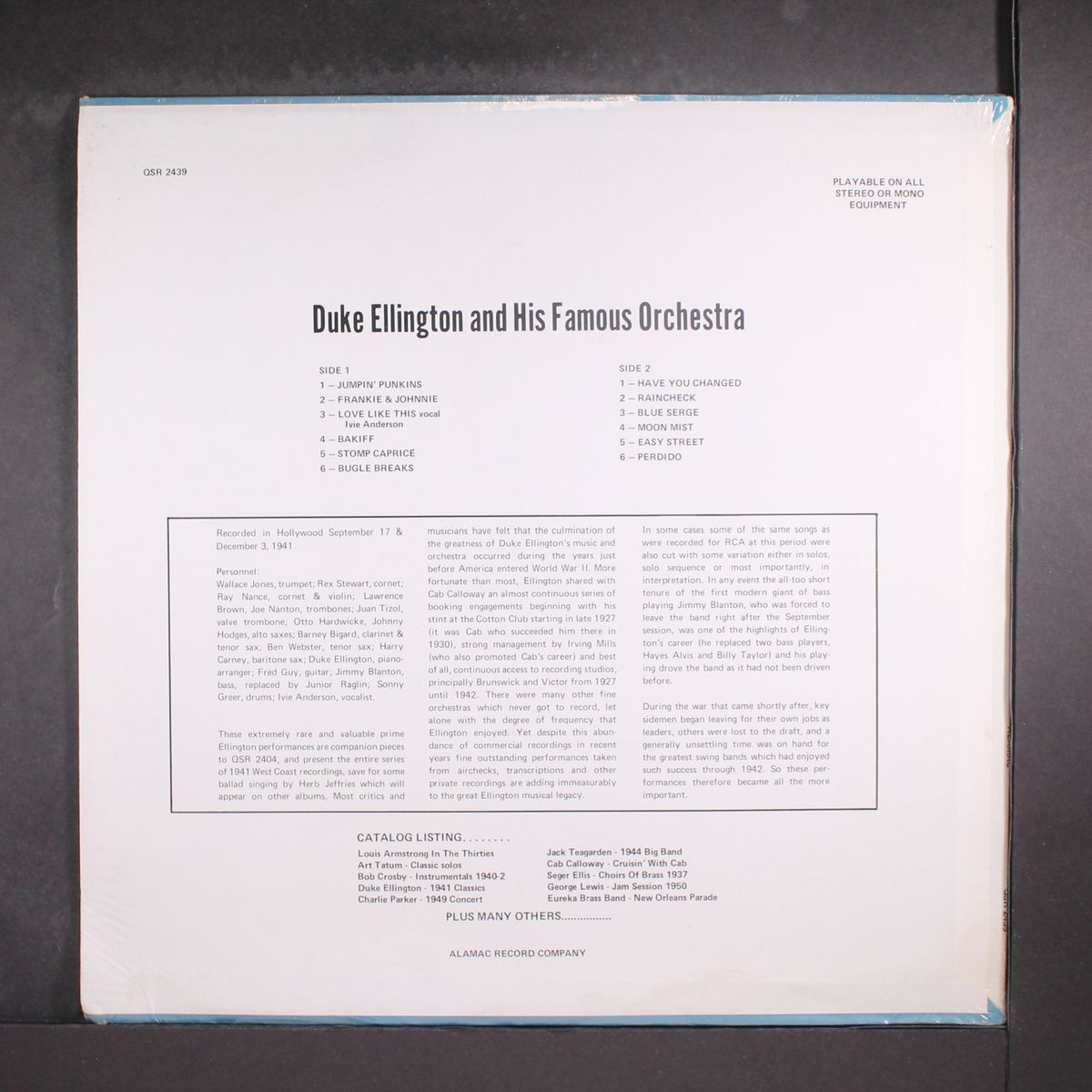 duke ellington and his famous orchestra by DUKE ELLINGTON