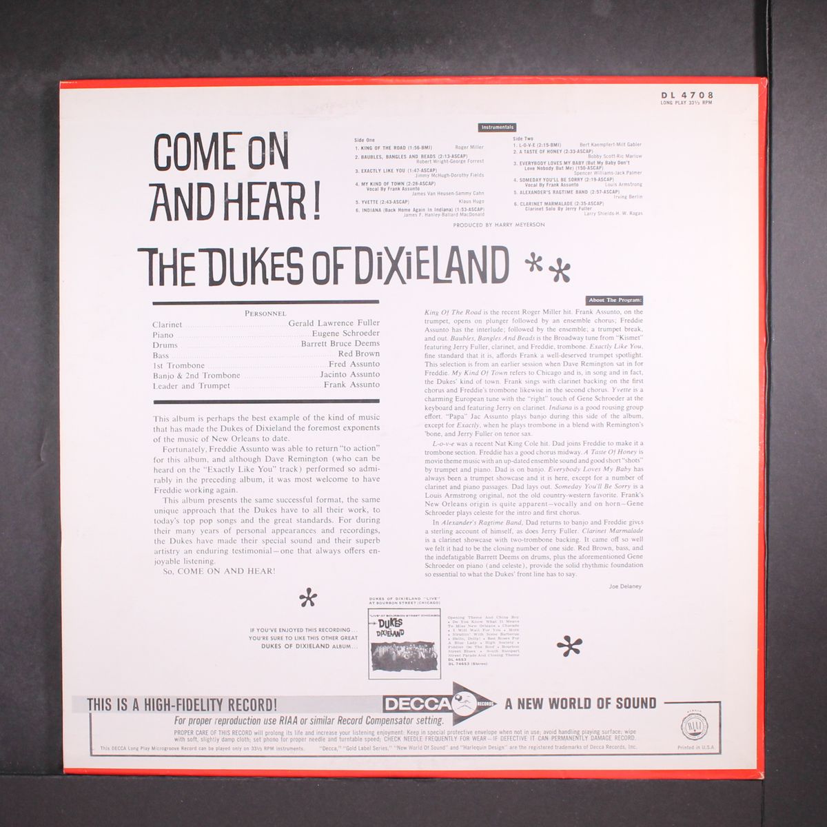 come on and hear! by DUKES OF DIXIELAND