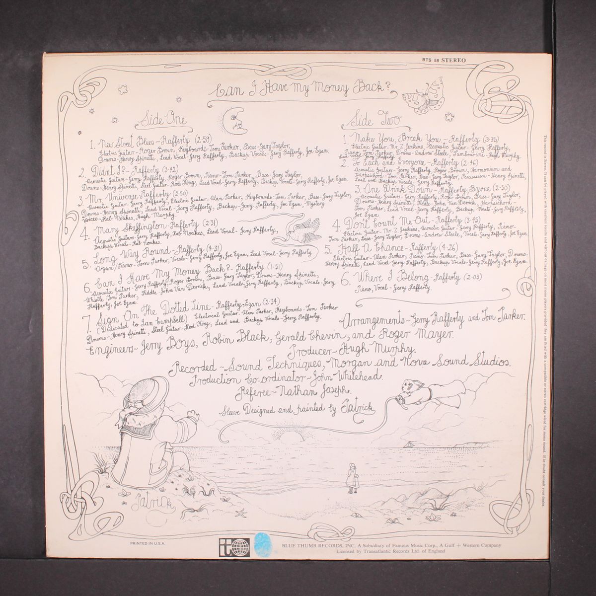 can i have my money back by GERRY RAFFERTY