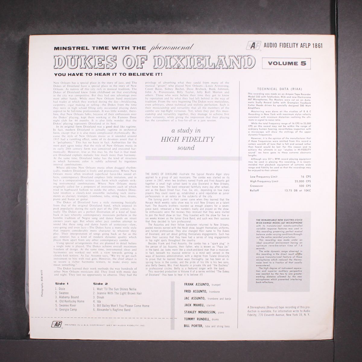 minstrel time with, vol. 5 by DUKES OF DIXIELAND