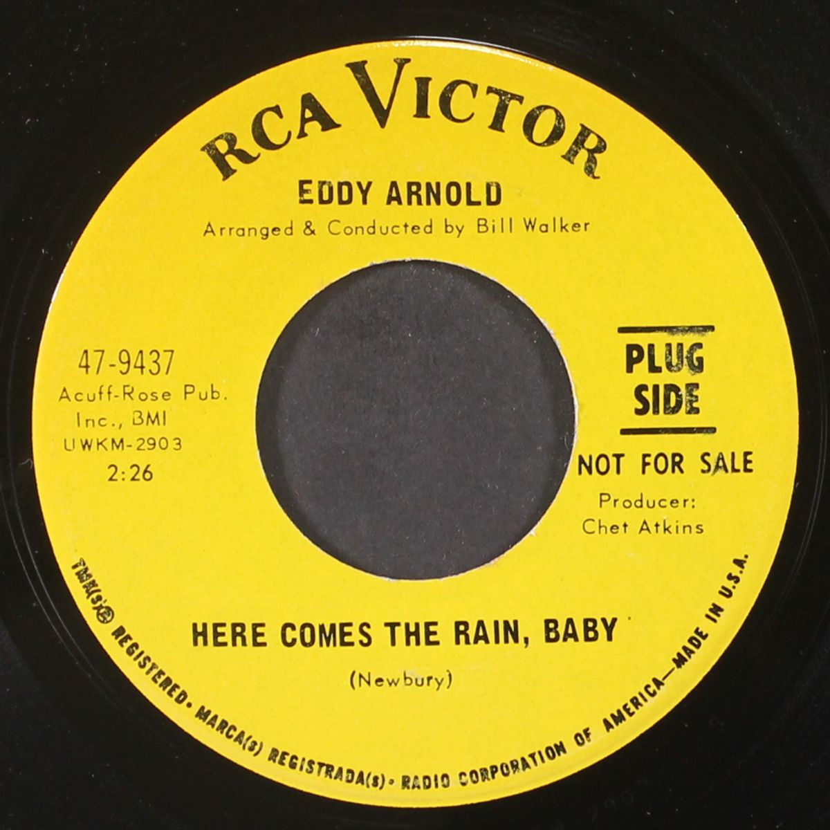 here comes the rain baby by EDDY ARNOLD