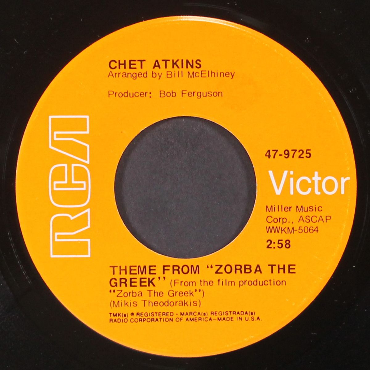 theme from zorba the greek by CHET ATKINS