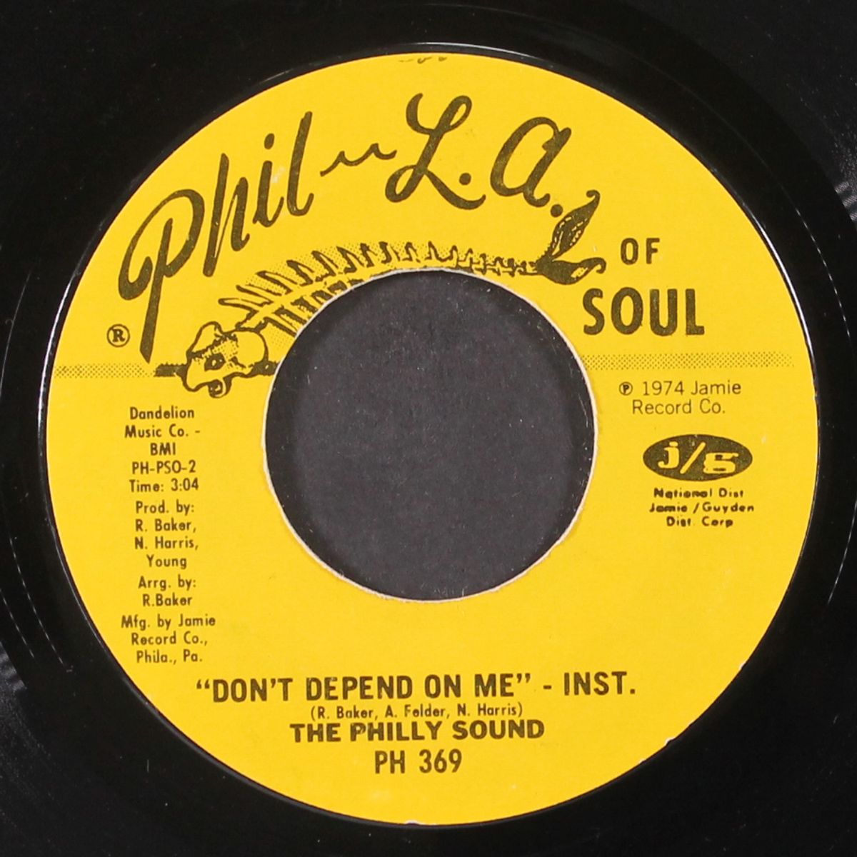 waitin for the rain / don't depend on me by PHILLY SOUND