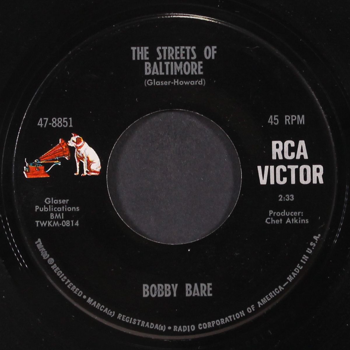 the streets of baltimore by BOBBY BARE