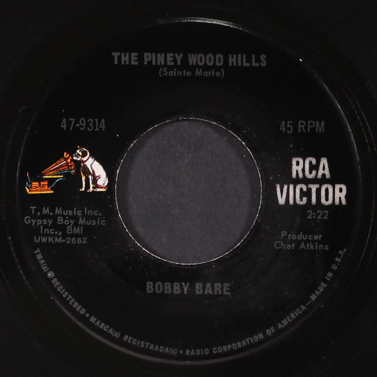 they covered up the old swimmin' hole by BOBBY BARE