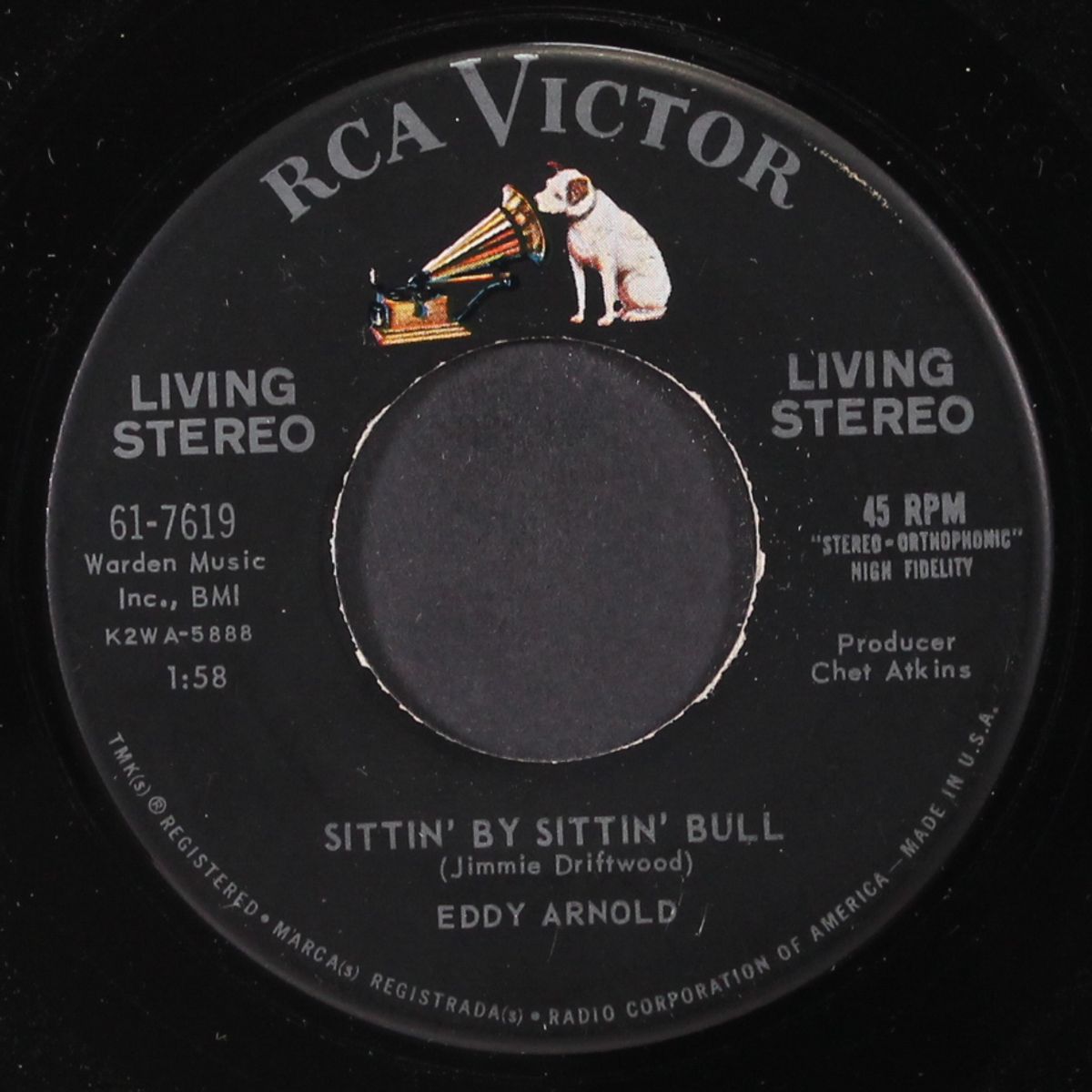 sittin' by sittin' bull by EDDY ARNOLD
