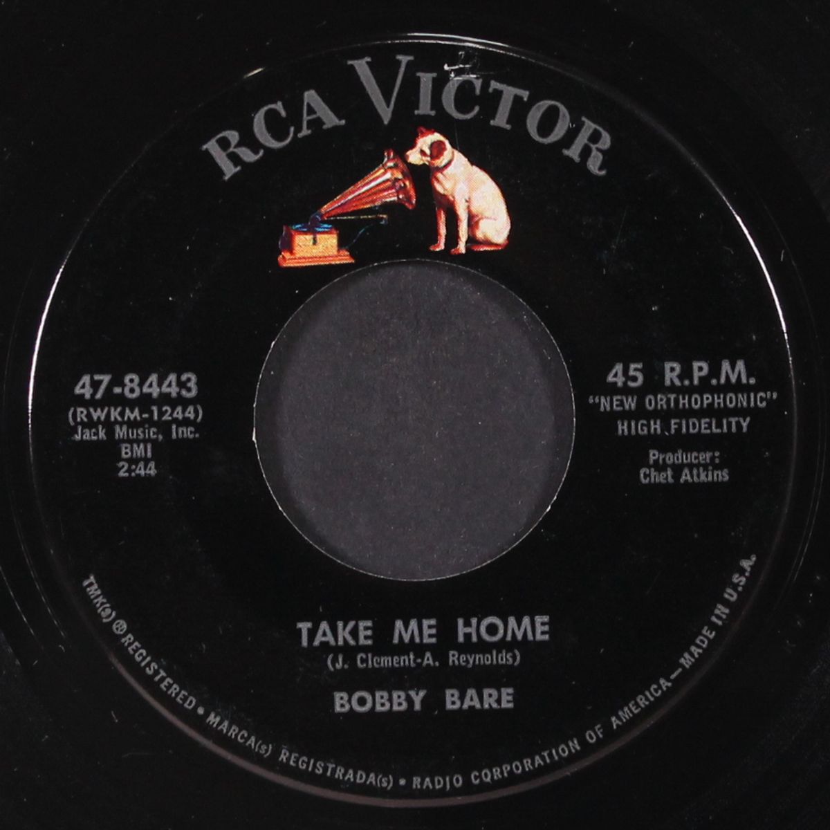 four strong winds / take me home by BOBBY BARE
