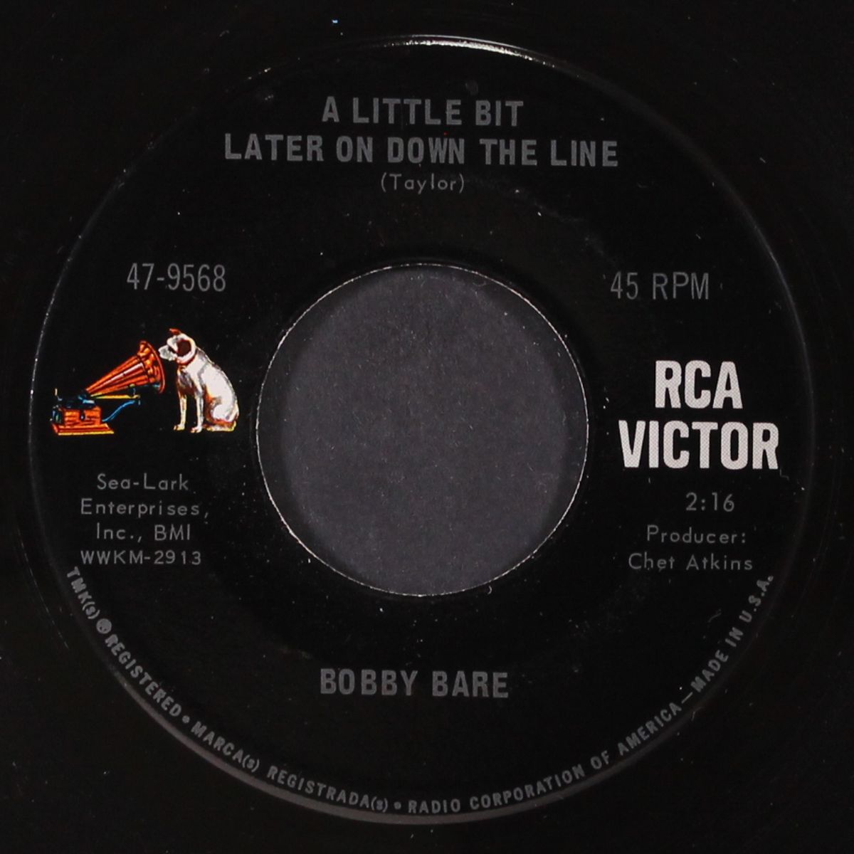 a little bit later on down the line / don't do like i done son by BOBBY BARE
