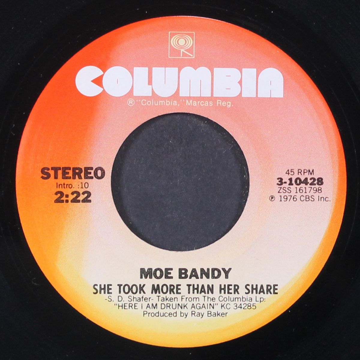 she took more than her share by MOE BANDY