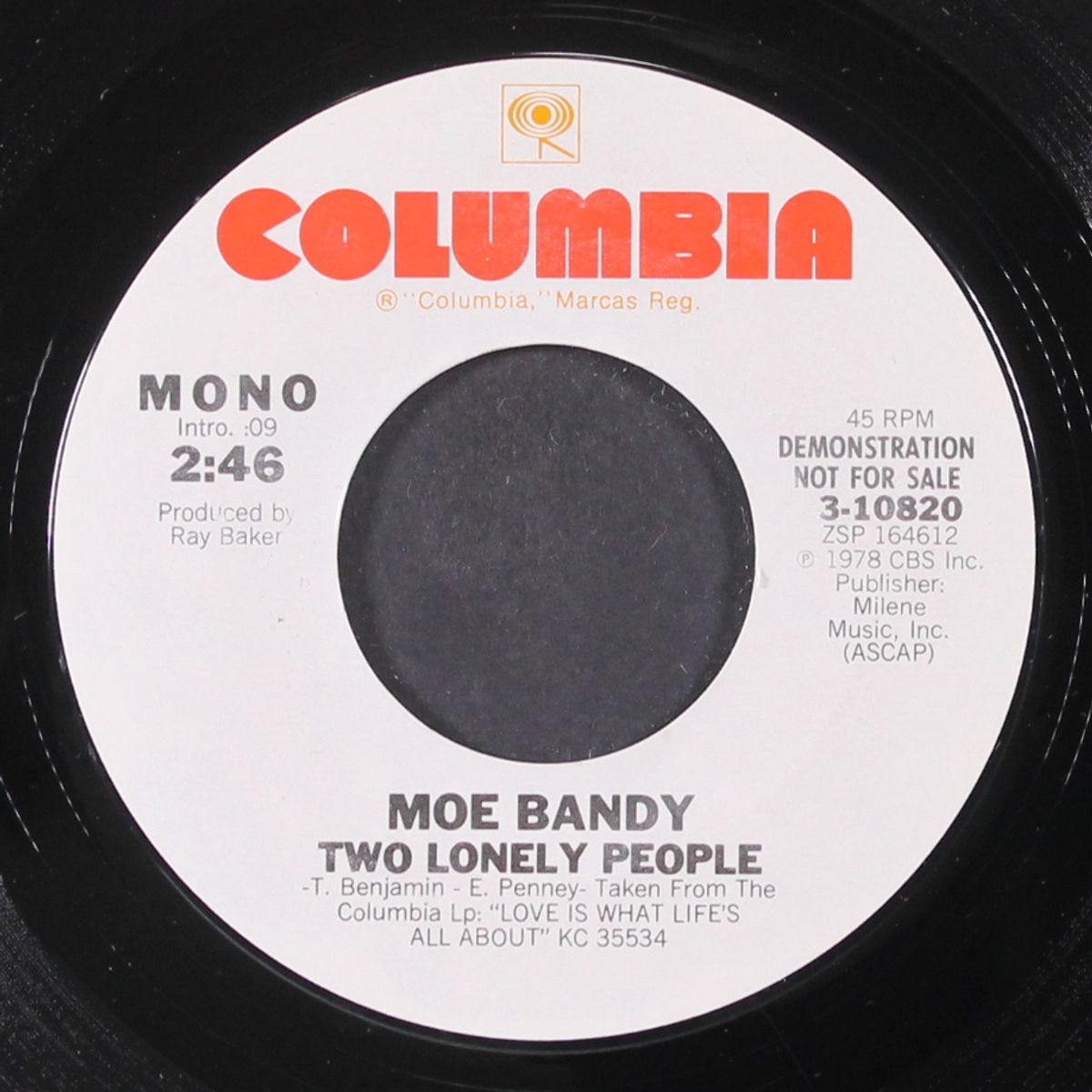 two lonely people / mono by MOE BANDY